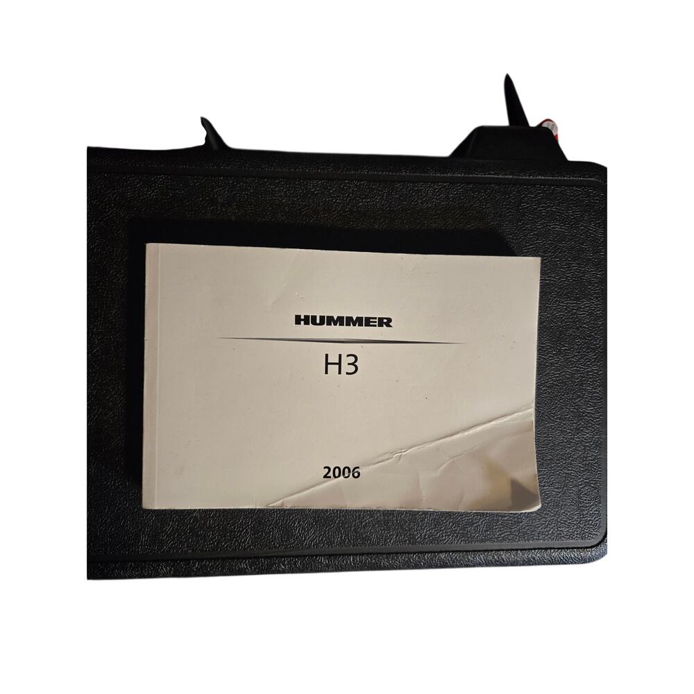 2006 Hummer H3 Owner's Manual Guide Portfolio Case Folder Leatherette OEM